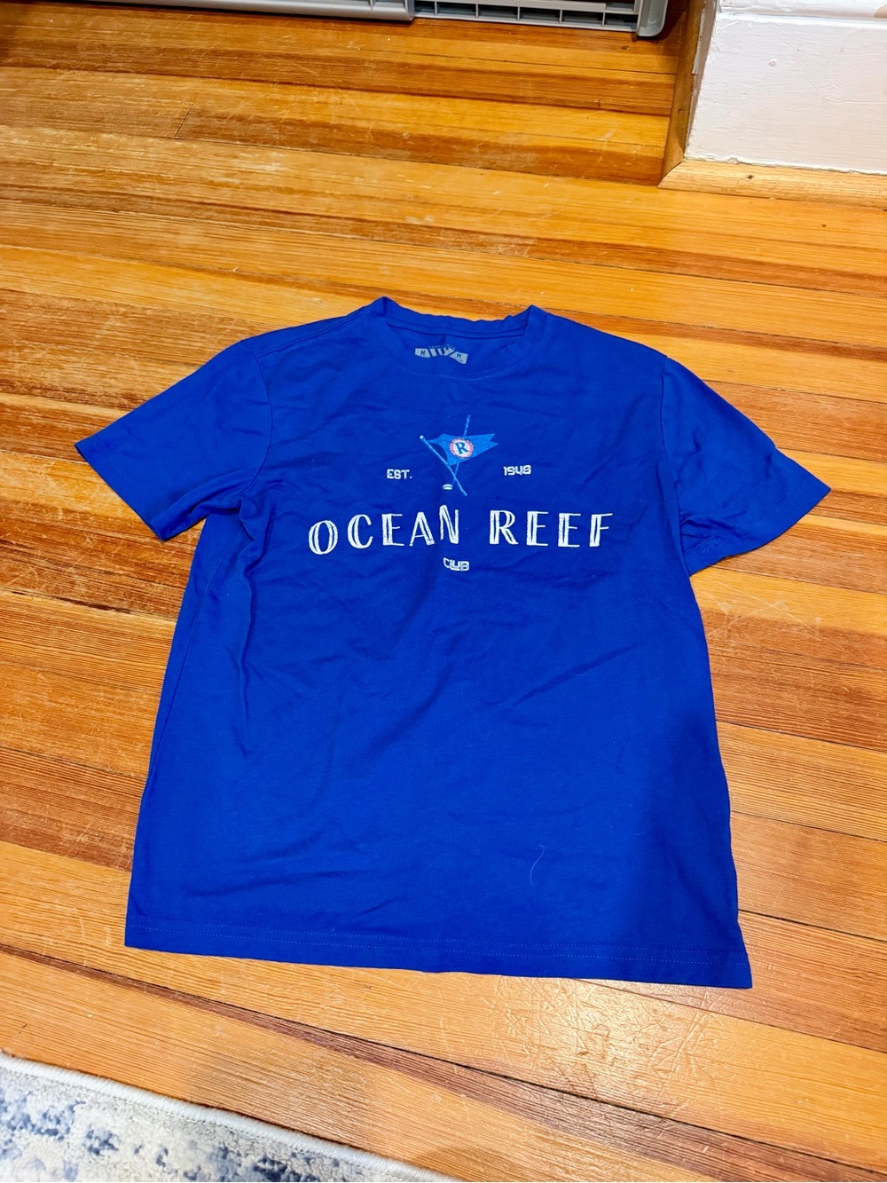 Ocean Reef Kids' Short Sleeve Logo Tee - Blue
